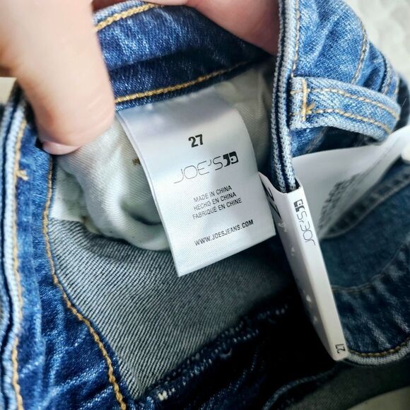 NEW Joe's Jeans denim shorts rolled hem stretch 27 Burden - Picture 6 of 9